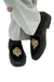 Men’s Black Embroidered Jutti – Regal Slip-On for Weddings