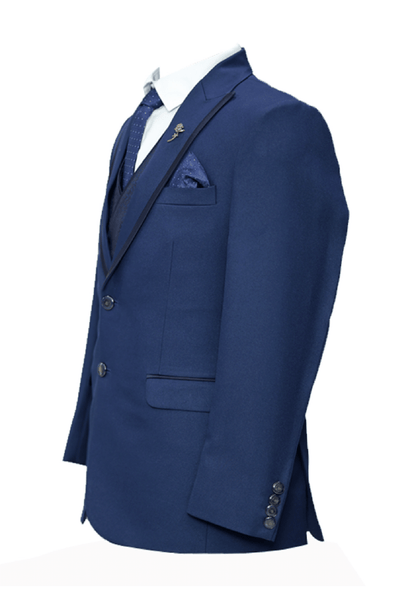 Men’s Nile Blue Tailored Suit – Elegant Formalwear for Weddings & Business