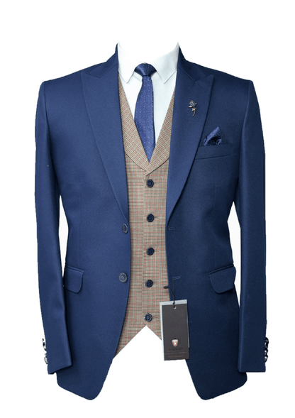 Men’s Ebony Clay Tailored Suit – Refined Formalwear for Weddings & Business