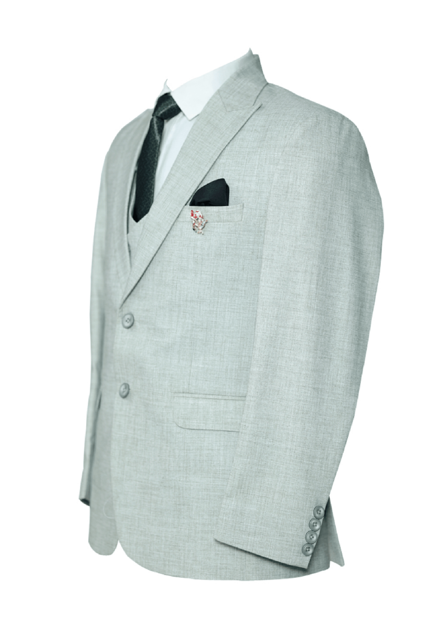 Summer Greenish Cyan Men's Suit - Vibrant and Stylish Attire for Every Occasion