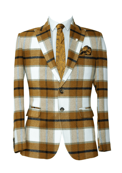 Men’s Milk-Chocolate Suit – Tailored Style for Weddings & Business