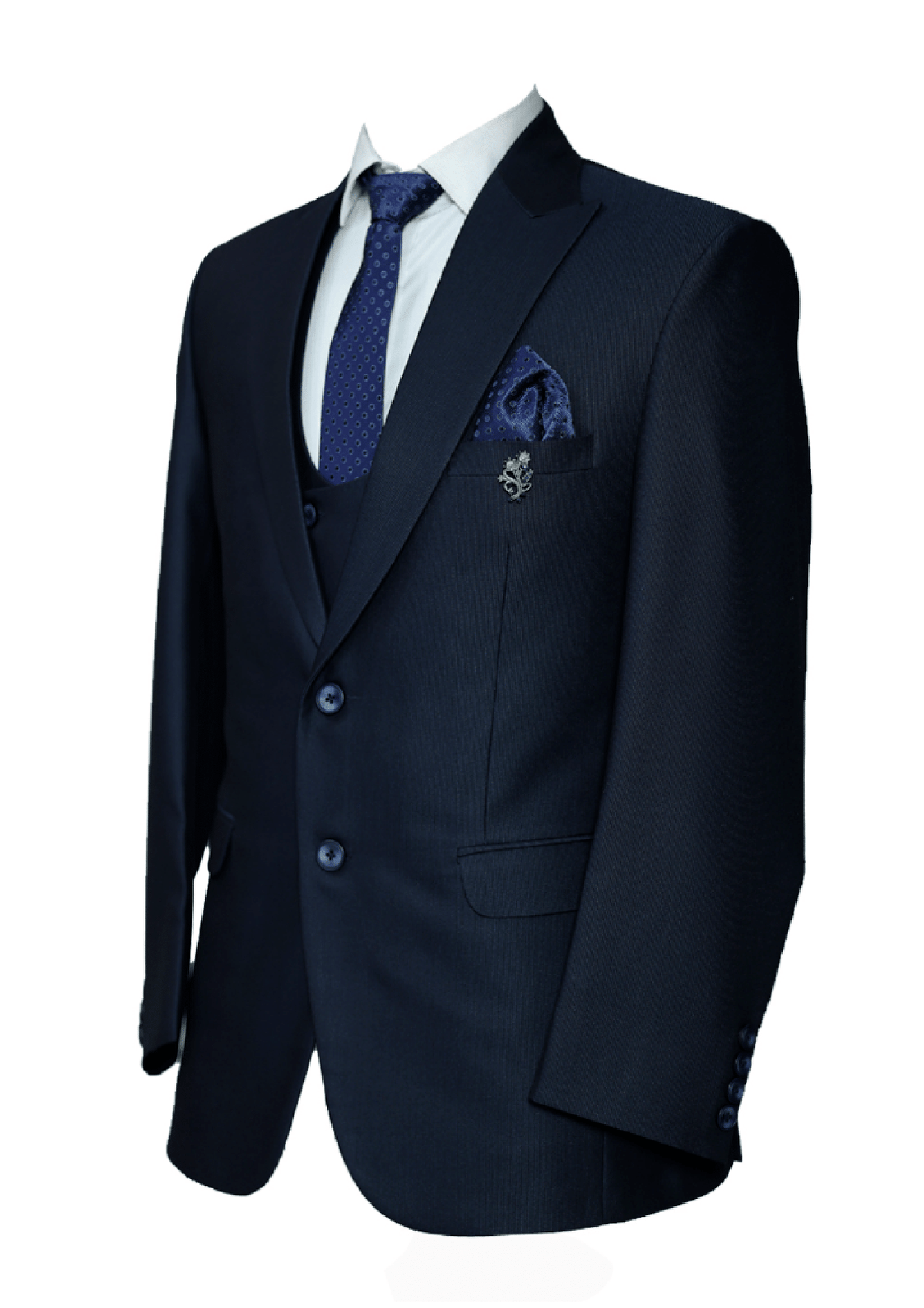 Tealish Blue Men's Suit - Bold and Elegant Attire for Every Occasion