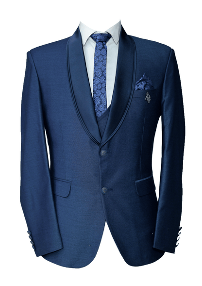 Graphite Black Three-Piece Men’s Suit – Classic Sophistication Meets Modern Style