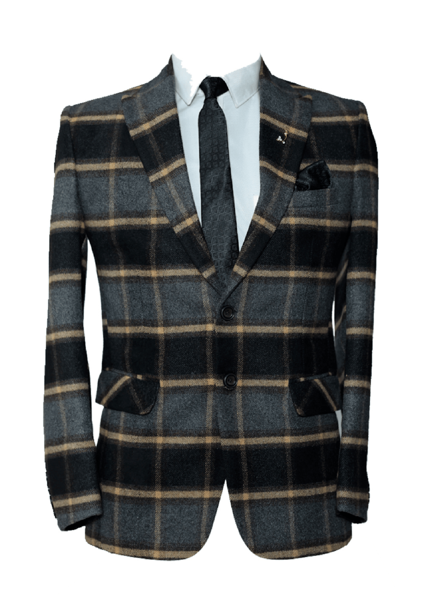 Dark Gray Men's Suit - Classic Elegance and Timeless Style for Every Occasion