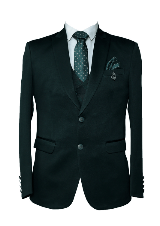 Elegant Racing Green Men's Suits