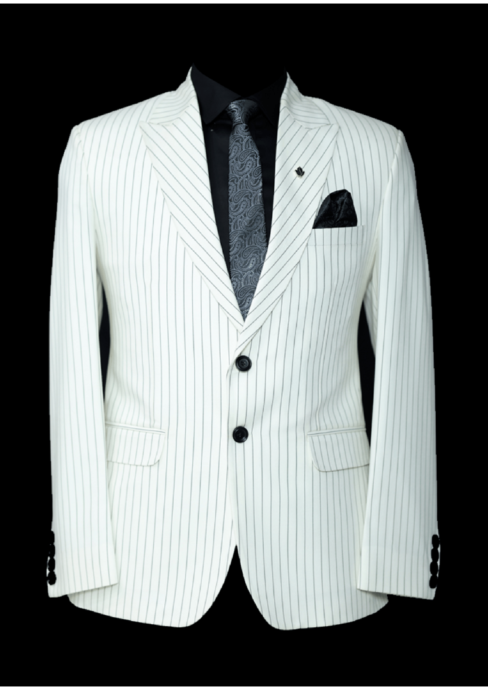 White Men's Suit - Elegant and Bold Attire for Special Occasions