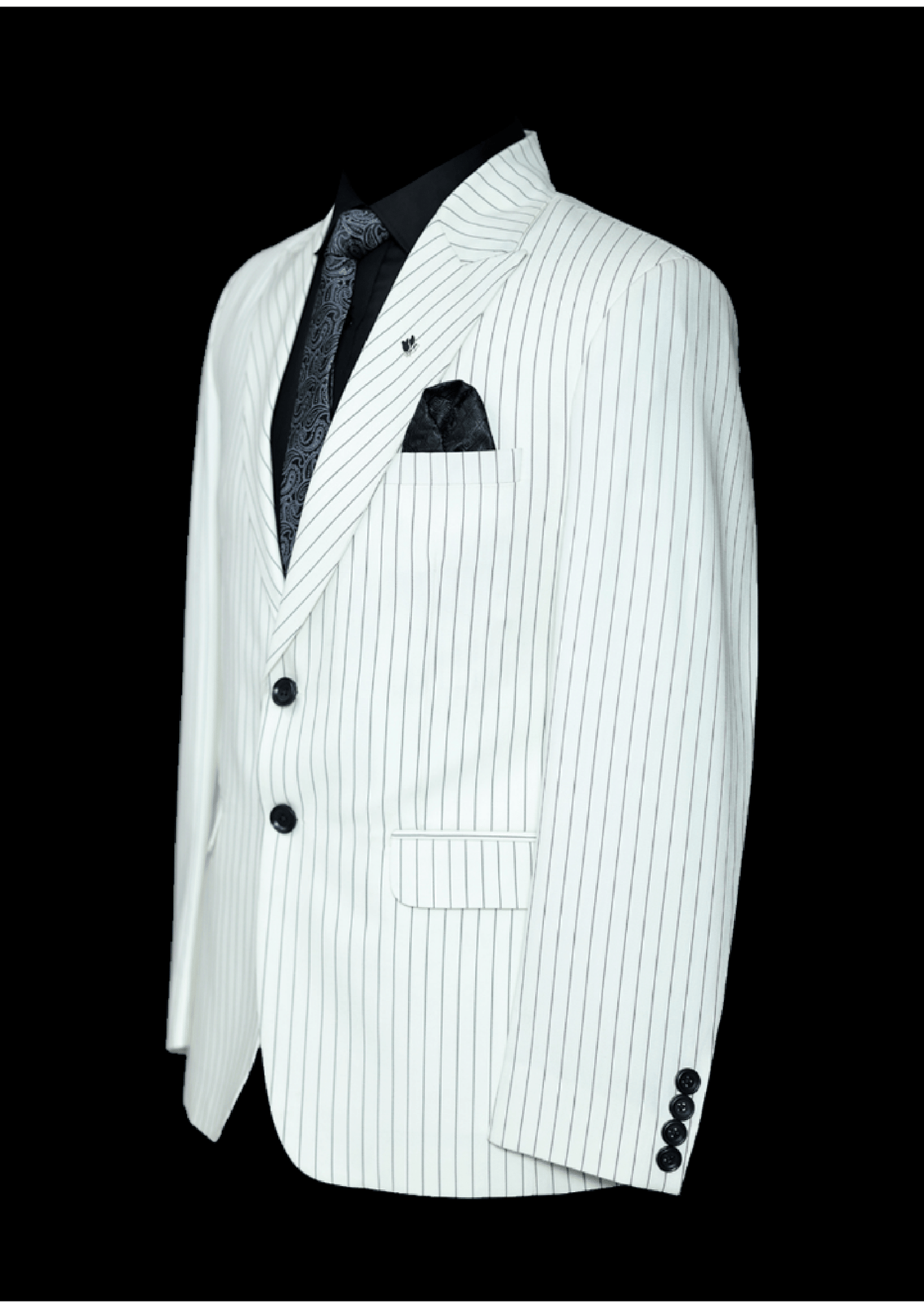 White Men's Suit - Elegant and Bold Attire for Special Occasions