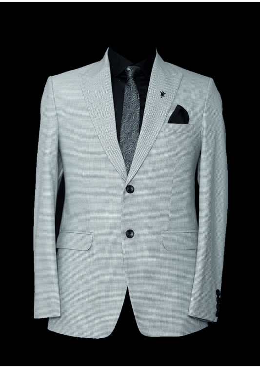 Costume pour homme blanc et noir - Tenue élégante et audacieuse pour les occasions spéciales