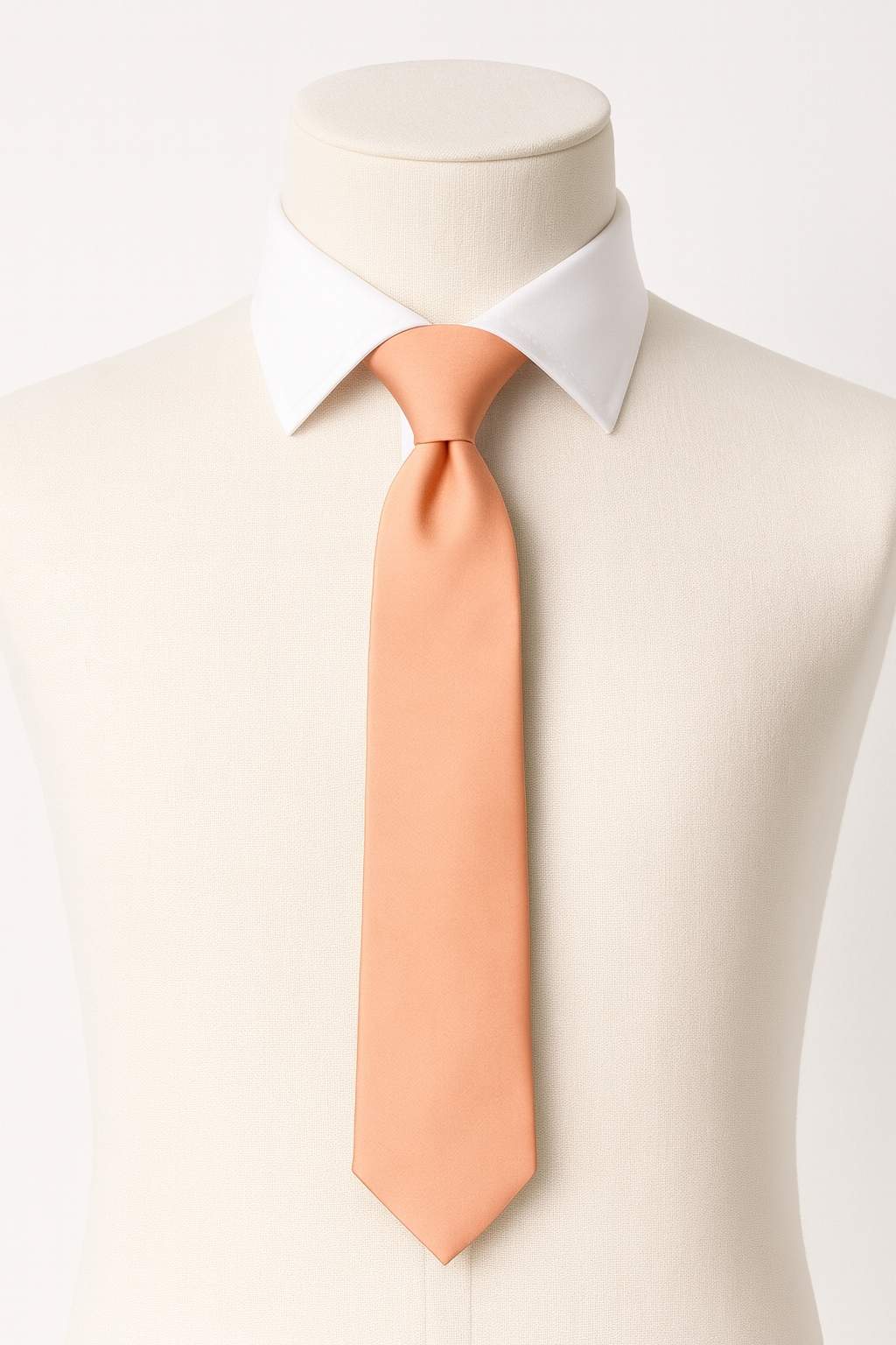 Classic Solid Satin Tie – Elegant Formal & Casual Wear for Men