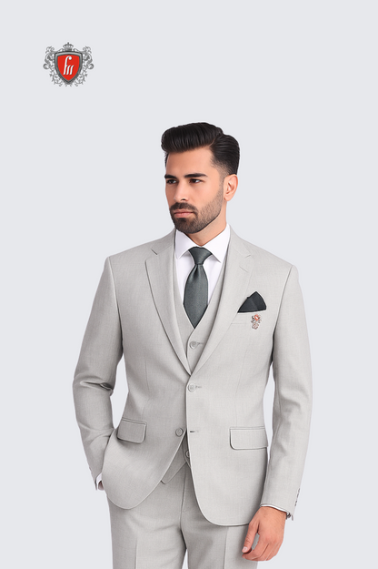 Men’s Green Cyan Slim-Fit Suit – Fresh Style for Weddings & Formal Occasions