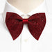Luxury Red Crystal Embellished Bow Tie – Bold Elegance for Special Occasions