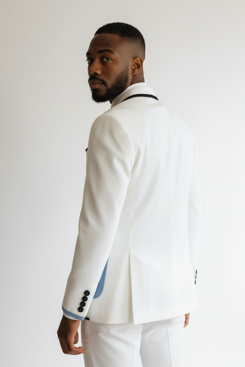 Costume bleu pour homme Tealish - Une tenue audacieuse et élégante pour chaque occasion