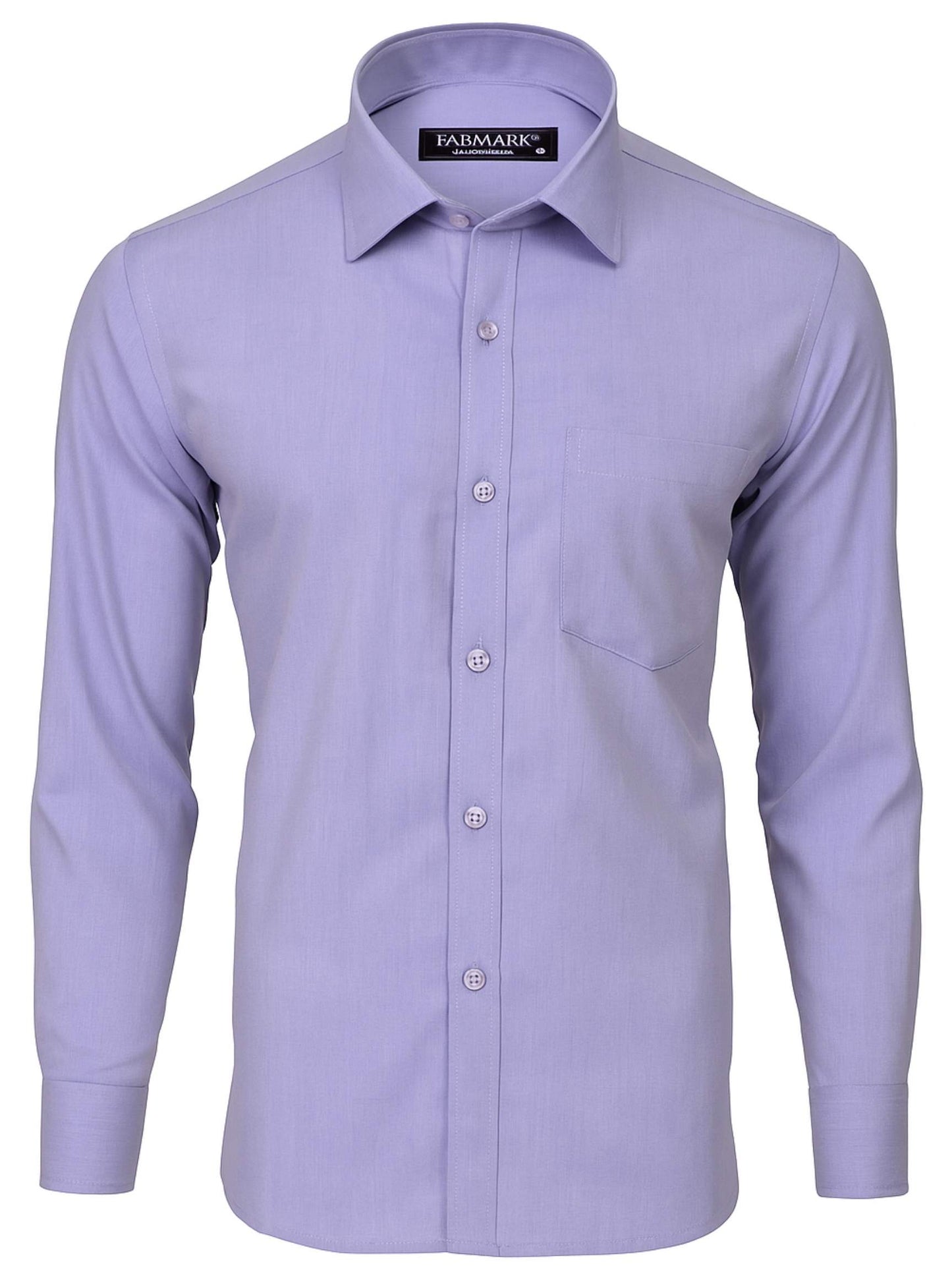 Men’s Classic Purple Dress Shirt – Slim Fit Formal Shirt