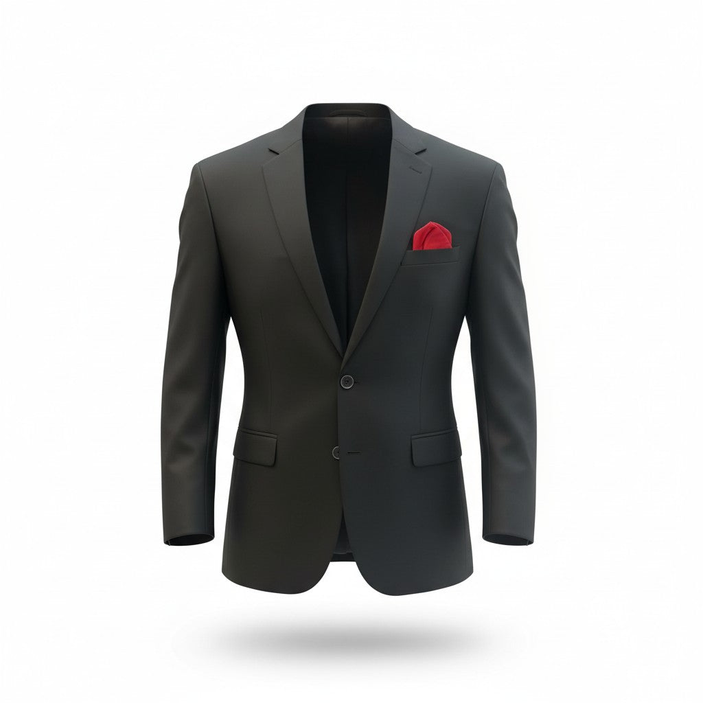 Men’s Black 2-Piece Suit – Modern Fit Formal Wear