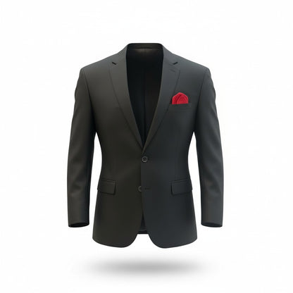 Men’s Black 2-Piece Suit – Modern Fit Formal Wear