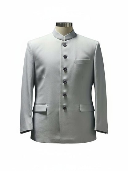 Light Grey Jodhpuri Suit – Modern Classic Formal Wear