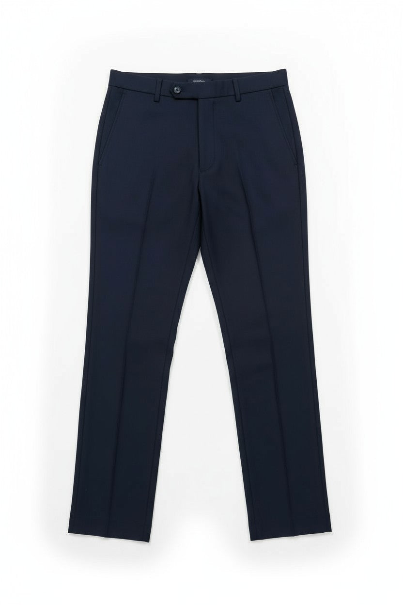 Men’s Light Navy Slim-Fit Dress Pants – Classic Formal Trousers