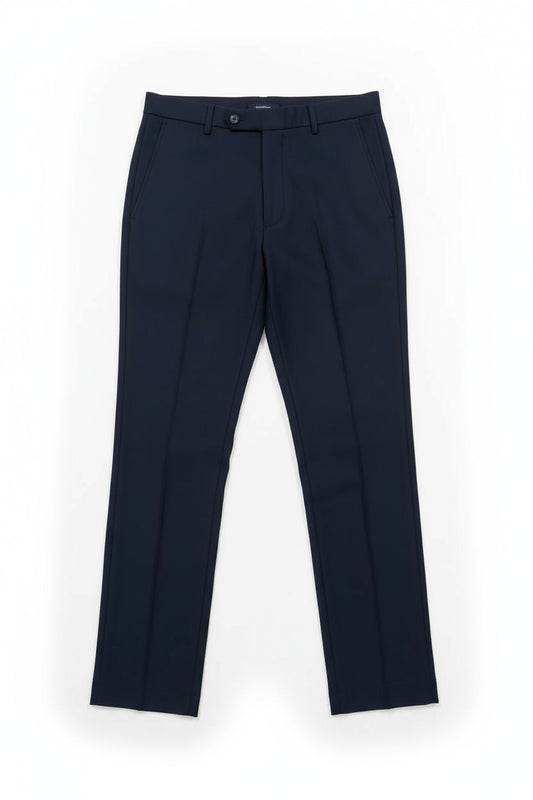 Men’s Light Navy Slim-Fit Dress Pants – Classic Formal Trousers