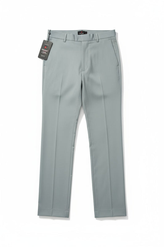 Men’s Light Sage Slim-Fit Dress Pants – Modern Formal Trousers