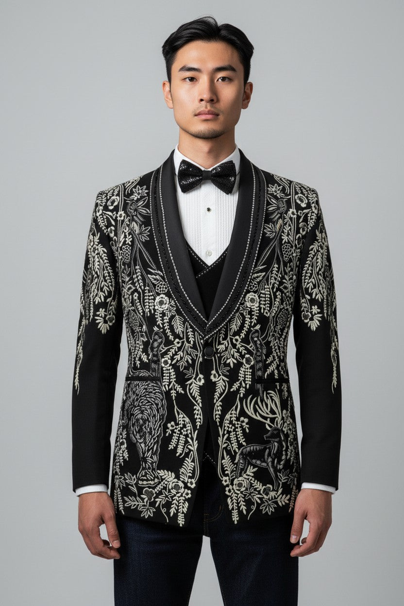 Costume bleu pour homme Tealish - Une tenue audacieuse et élégante pour chaque occasion