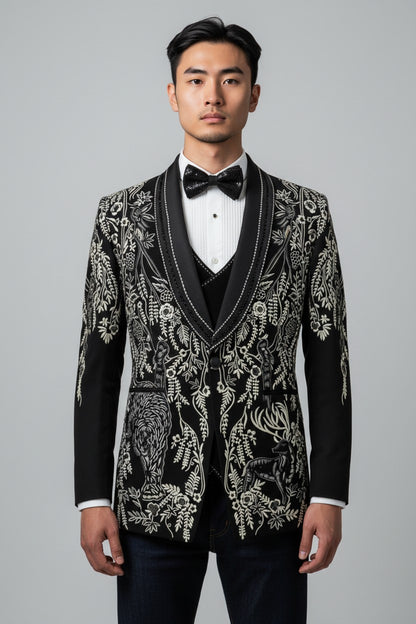 Costume bleu pour homme Tealish - Une tenue audacieuse et élégante pour chaque occasion