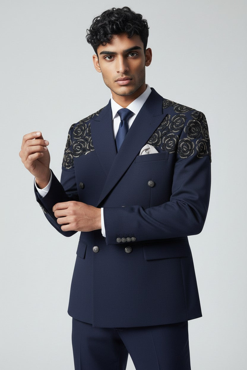 Costume bleu pour homme Tealish - Une tenue audacieuse et élégante pour chaque occasion