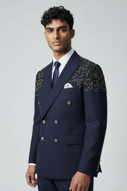 Costume bleu pour homme Tealish - Une tenue audacieuse et élégante pour chaque occasion